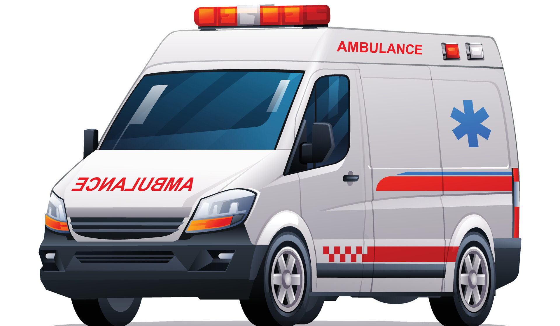 ambulance car illustration emergency medical service vehicle isolated on white background vector e1753436024933